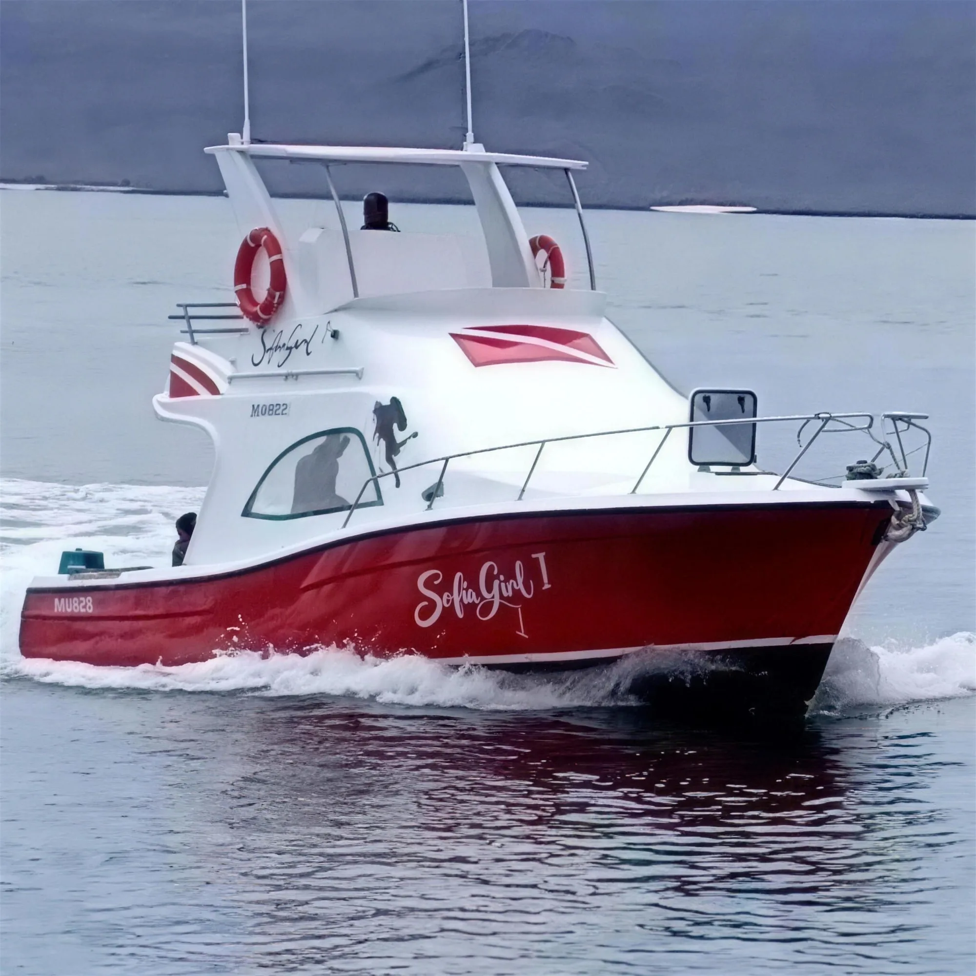 Sofía Girl I, our own dive and tour boat, San Cristóbal, Galápagos