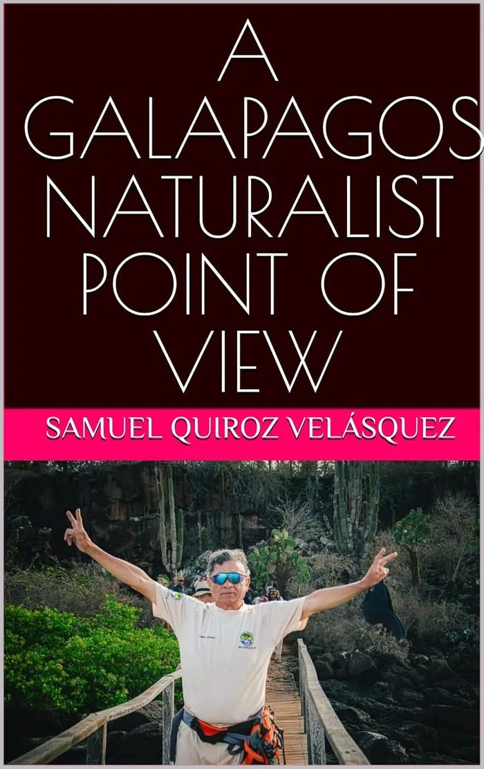 A Galápagos Naturalist Point of View, book cover by Samuel Quiroz