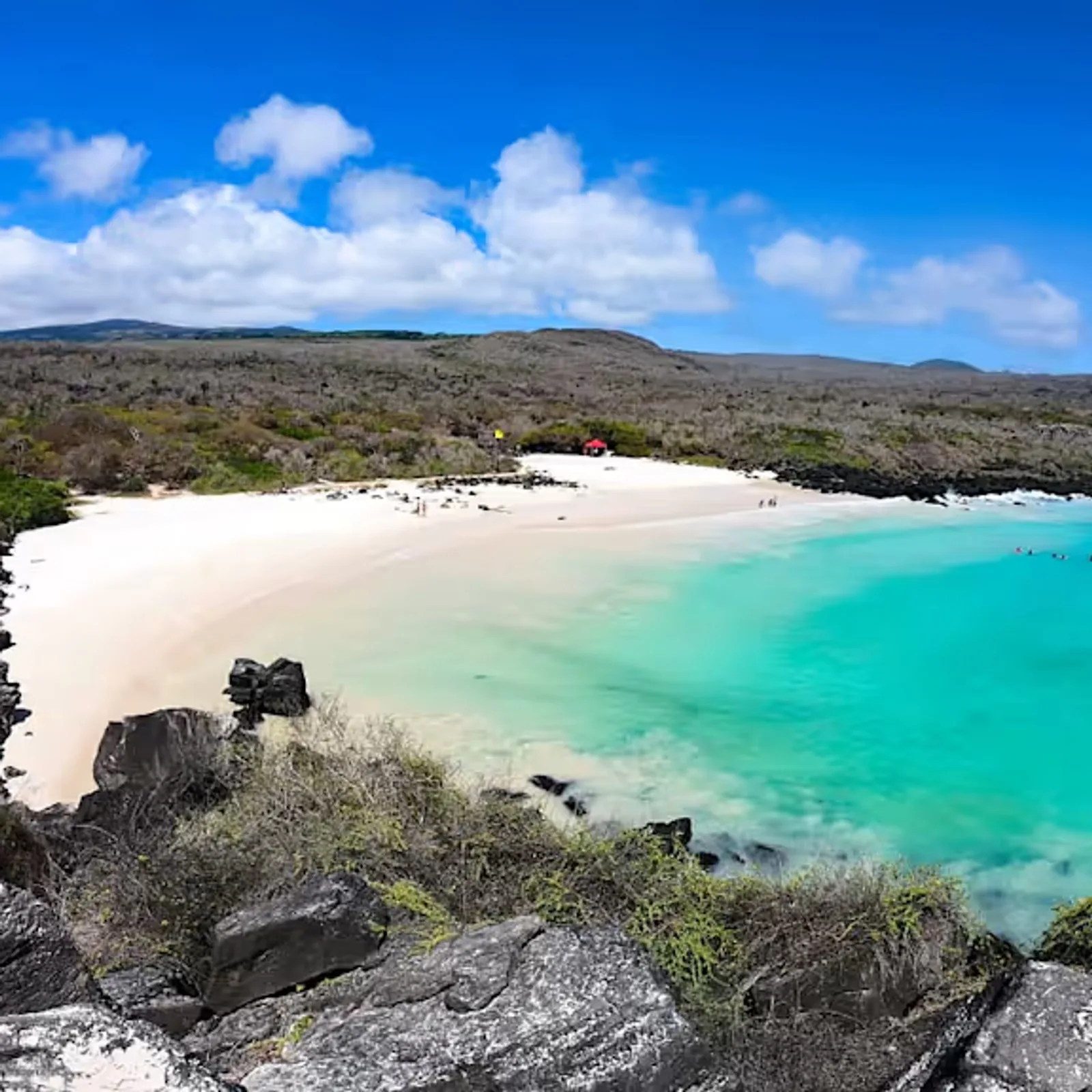 Turquoise water at Puerto Chino beach, San Cristóbal, Galápagos
